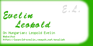 evelin leopold business card